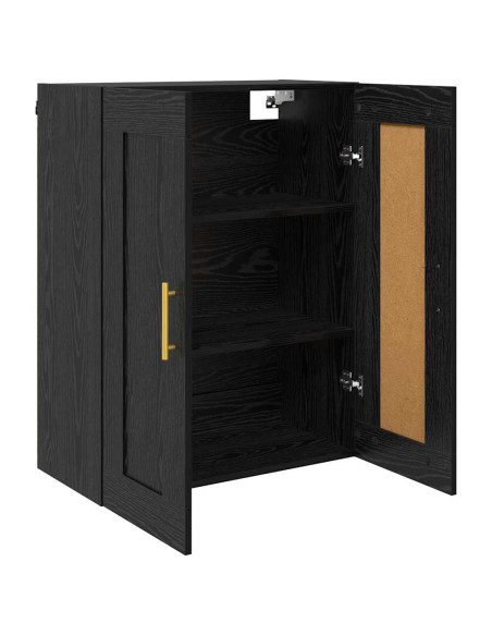 Pensile Rovere Nero 69,5 x 34 x 90 cm Legno multistrato