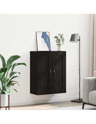 Pensile Rovere Nero 69,5 x 34 x 90 cm Legno multistrato