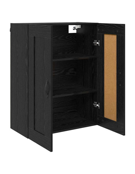 Pensile Rovere Nero 69,5 x 34 x 90 cm Legno multistrato