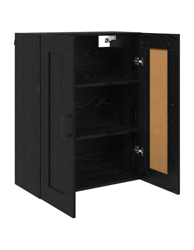 Pensile Rovere Nero 69,5 x 34 x 90 cm Legno multistrato