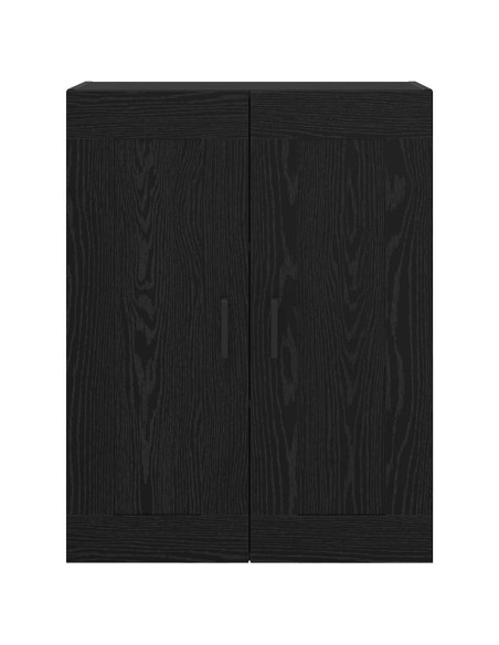 Pensile Rovere Nero 69,5 x 34 x 90 cm Legno multistrato
