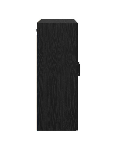 Pensile Rovere Nero 69,5 x 34 x 90 cm Legno multistrato