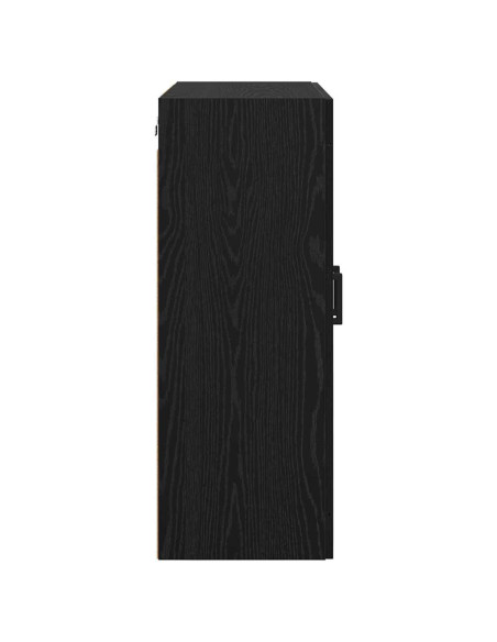 Pensile Rovere Nero 69,5 x 34 x 90 cm Legno multistrato