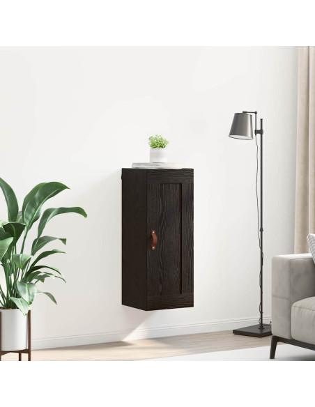 Pensile Rovere Nero 34,5 x 34 x 90 cm Legno multistrato