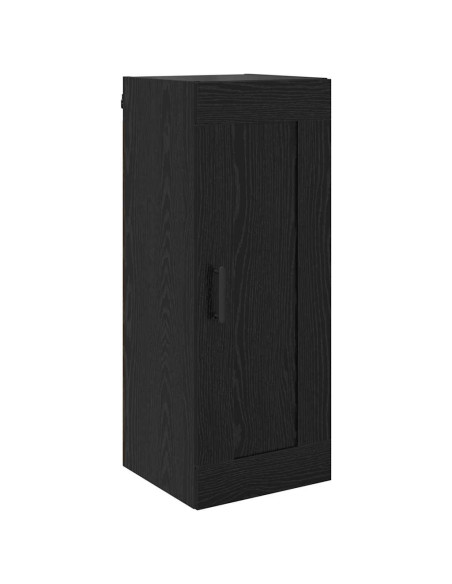 Pensile Rovere Nero 34,5 x 34 x 90 cm Legno multistrato