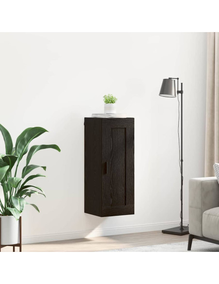 Pensile Rovere Nero 34,5 x 34 x 90 cm Legno multistrato