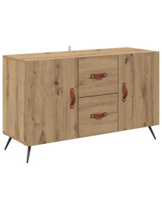 Credenza Rovere artigianale 100 x 36 x 60 cm Legno multistrato 2