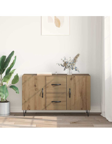 Credenza Rovere artigianale 100 x 36 x 60 cm Legno multistrato