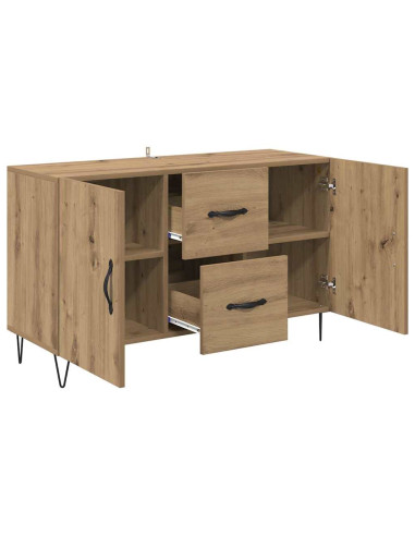 Credenza Rovere artigianale 100 x 36 x 60 cm Legno multistrato
