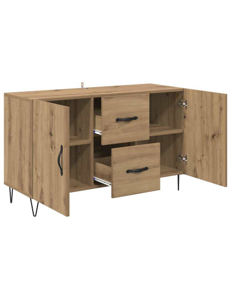 Credenza Rovere artigianale 100 x 36 x 60 cm Legno multistrato