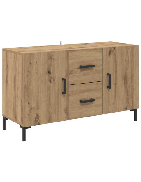 Credenza Rovere artigianale 100 x 36 x 60 cm Legno multistrato