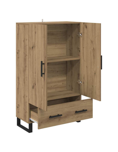 Credenza con cassetto Rovere artigianale 69,5 x 30 x 115 cm