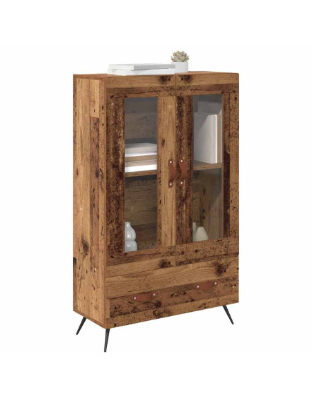 Credenza con cassetto Legno vecchio 69,5 x 31 x 115 cm