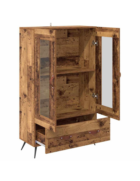 Credenza con cassetto Legno vecchio 69,5 x 31 x 115 cm