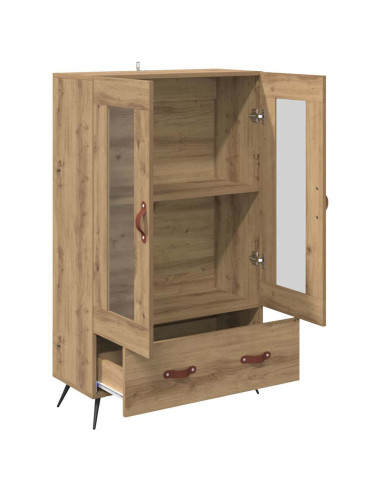 Credenza con cassetto Rovere artigianale 69,5 x 31 x 115 cm