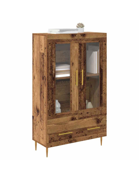 Credenza con cassetto Legno vecchio 69,5 x 31 x 115 cm