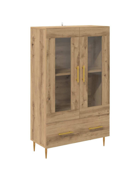 Credenza con cassetto Rovere artigianale 69,5 x 31 x 115 cm