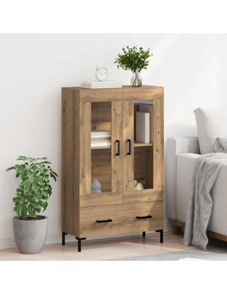 Credenza con cassetto Rovere artigianale 69,5 x 31 x 115 cm