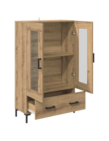 Credenza con cassetto Rovere artigianale 69,5 x 31 x 115 cm