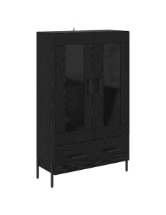 Credenza con cassetto Corona Rovere Nero 69,5 x 31 x 115 cm 2