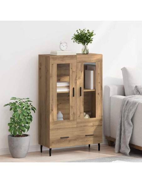 Credenza con cassetto Rovere artigianale 69,5 x 31 x 115 cm