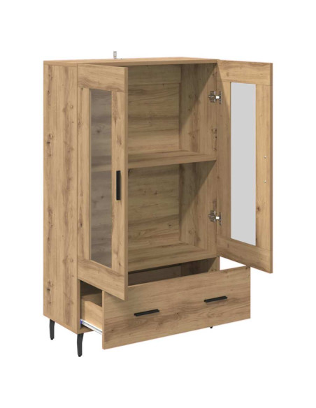 Credenza con cassetto Rovere artigianale 69,5 x 31 x 115 cm