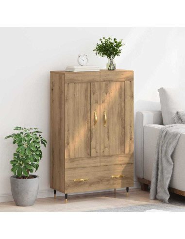 Credenza con cassetto Rovere artigianale 69,5 x 31 x 115 cm