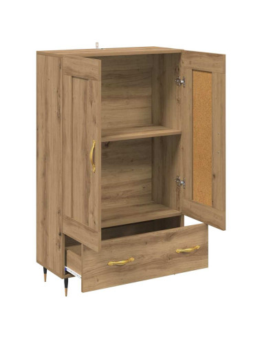 Credenza con cassetto Rovere artigianale 69,5 x 31 x 115 cm