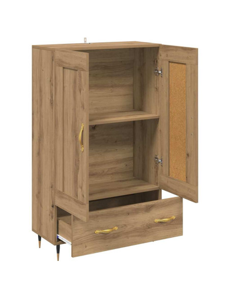 Credenza con cassetto Rovere artigianale 69,5 x 31 x 115 cm