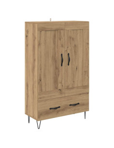 Credenza con cassetto Rovere artigianale 69,5 x 31 x 115 cm 2