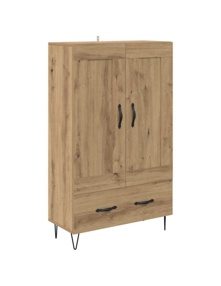 Credenza con cassetto Rovere artigianale 69,5 x 31 x 115 cm