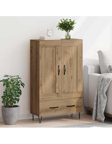 Credenza con cassetto Rovere artigianale 69,5 x 31 x 115 cm
