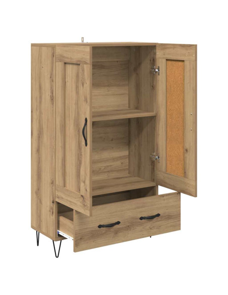 Credenza con cassetto Rovere artigianale 69,5 x 31 x 115 cm