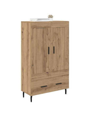 Credenza con cassetto Rovere artigianale 69,5 x 31 x 115 cm