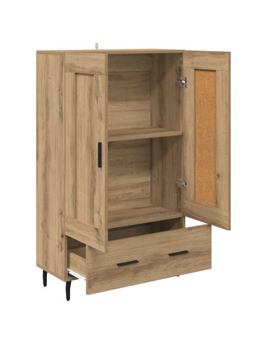 Credenza con cassetto Rovere artigianale 69,5 x 31 x 115 cm