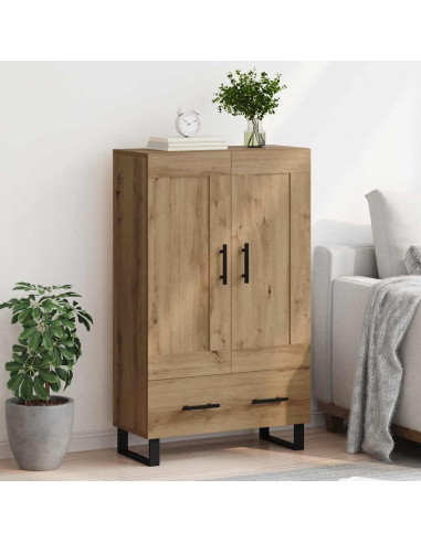 Credenza con cassetto Rovere artigianale 69,5 x 31 x 115 cm