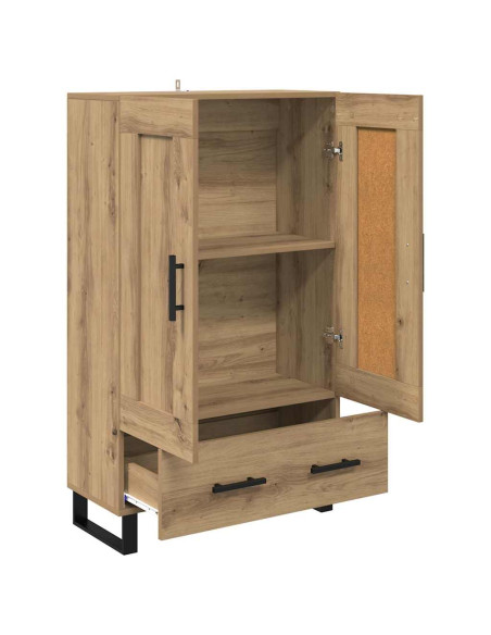 Credenza con cassetto Rovere artigianale 69,5 x 31 x 115 cm