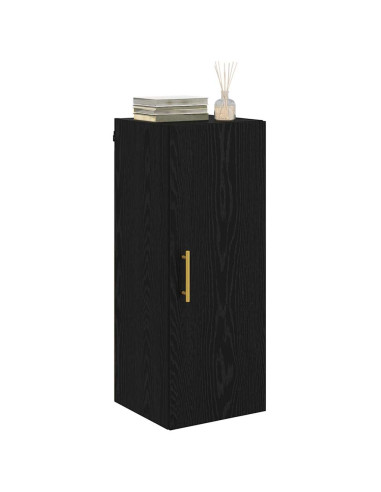 Pensile Rovere Nero 34,5 x 34 x 90 cm Legno multistrato