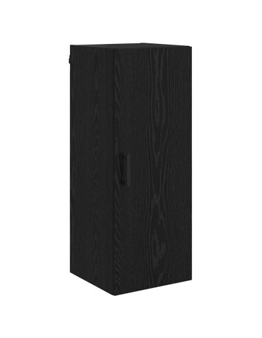 Pensile Rovere Nero 34,5 x 34 x 90 cm Legno multistrato