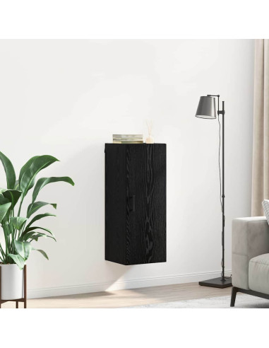 Pensile Rovere Nero 34,5 x 34 x 90 cm Legno multistrato