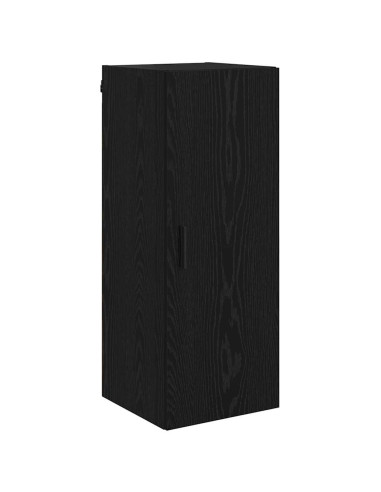 Pensile Rovere Nero 34,5 x 34 x 90 cm Legno multistrato