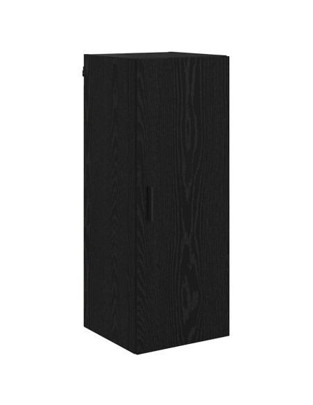 Pensile Rovere Nero 34,5 x 34 x 90 cm Legno multistrato