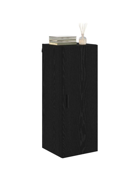 Pensile Rovere Nero 34,5 x 34 x 90 cm Legno multistrato