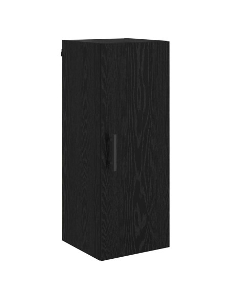 Pensile Rovere Nero 34,5 x 34 x 90 cm Legno multistrato