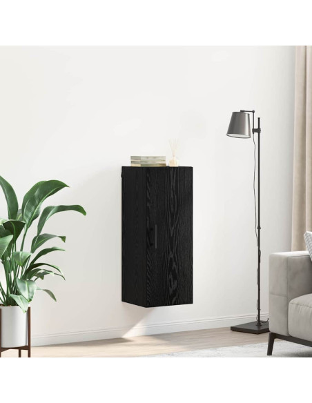 Pensile Rovere Nero 34,5 x 34 x 90 cm Legno multistrato