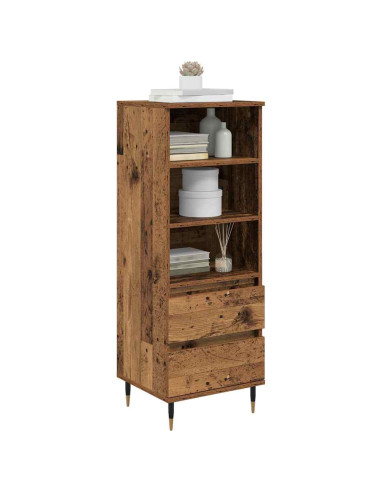 Credenza Legno vecchio 40 x 36 x 110 cm Legno multistrato