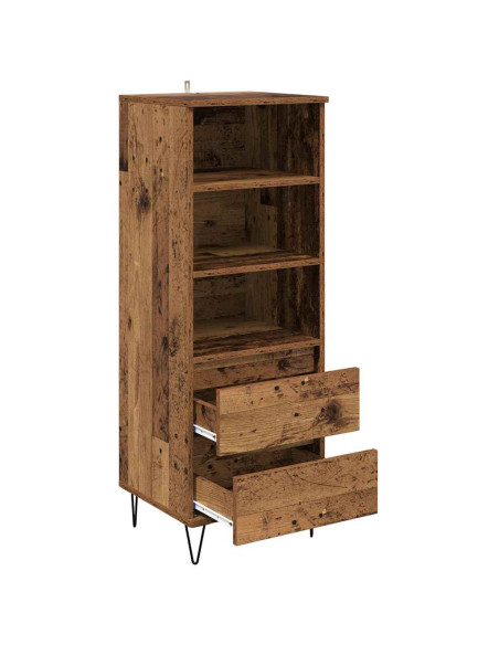 Credenza Legno vecchio 40 x 36 x 110 cm Legno multistrato