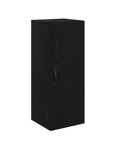Pensile Rovere Nero 34,5 x 34 x 90 cm Legno multistrato