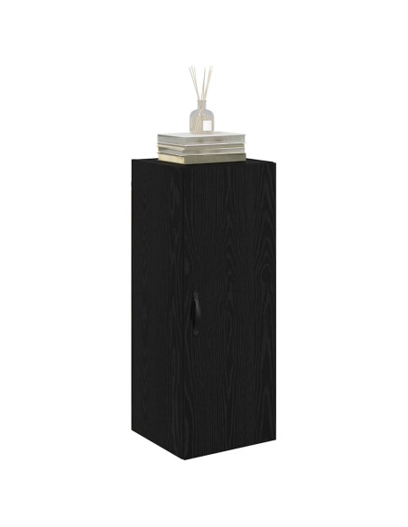 Pensile Rovere Nero 34,5 x 34 x 90 cm Legno multistrato