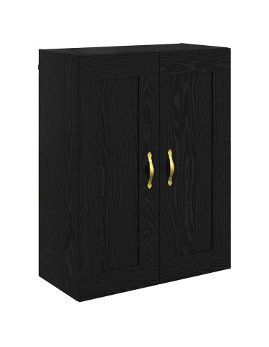 Pensile Rovere Nero 69,5 x 34 x 90 cm Legno multistrato